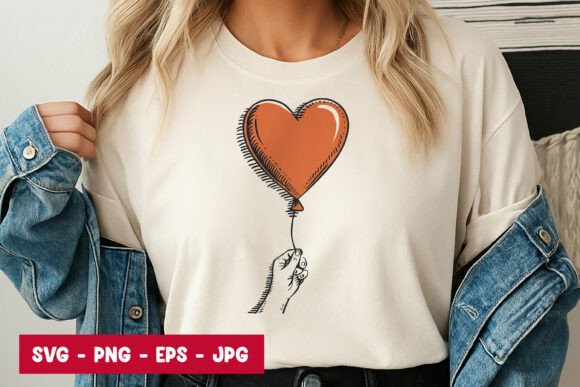Brown Heart Balloon SVG: Graphics Freebies Review