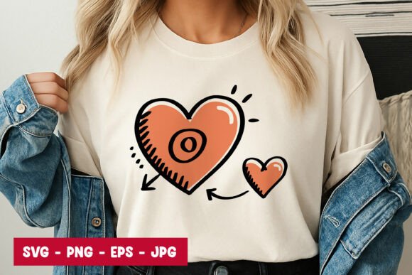 Cute Doodle Heart Arrow SVG: Graphics Freebies Review