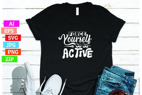 Force Yourself to Be Active: Graphics & Freebies Review