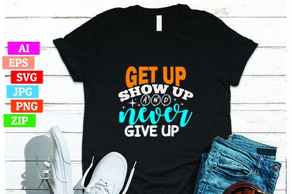 Get Up Show Up Freebies: Bold Graphics for Crafters