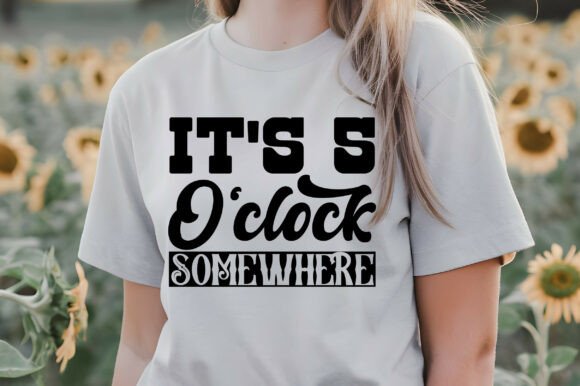 It's 5 O'clock Somewhere SVG: Graphics & Freebies Review
