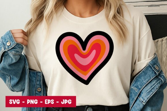 Retro Heart Icon: Free Graphics for Branding