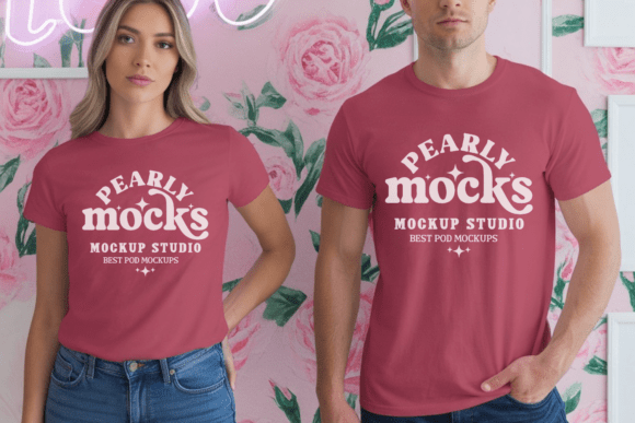 Valentine's Couple Mockup: Graphics & Freebies