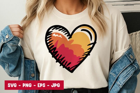 Warm Gradient Heart: Graphics Freebies Review